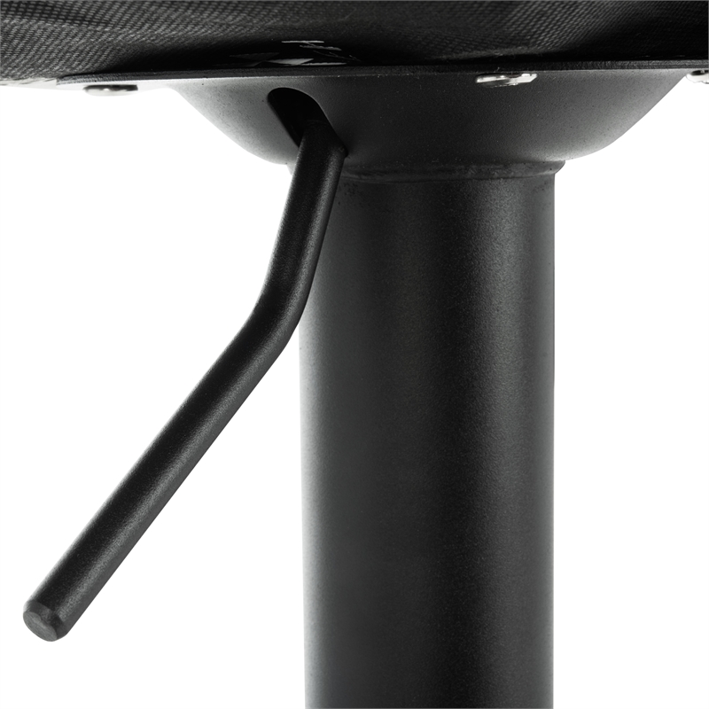 Safavieh Sky Wood and Metal Adjustable Swivel Barstool in Olive / Black