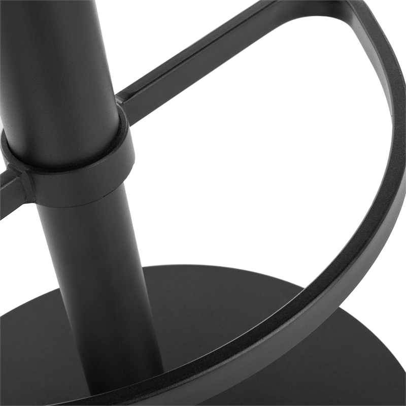 Safavieh Sky Wood and Metal Adjustable Swivel Barstool in Olive / Black