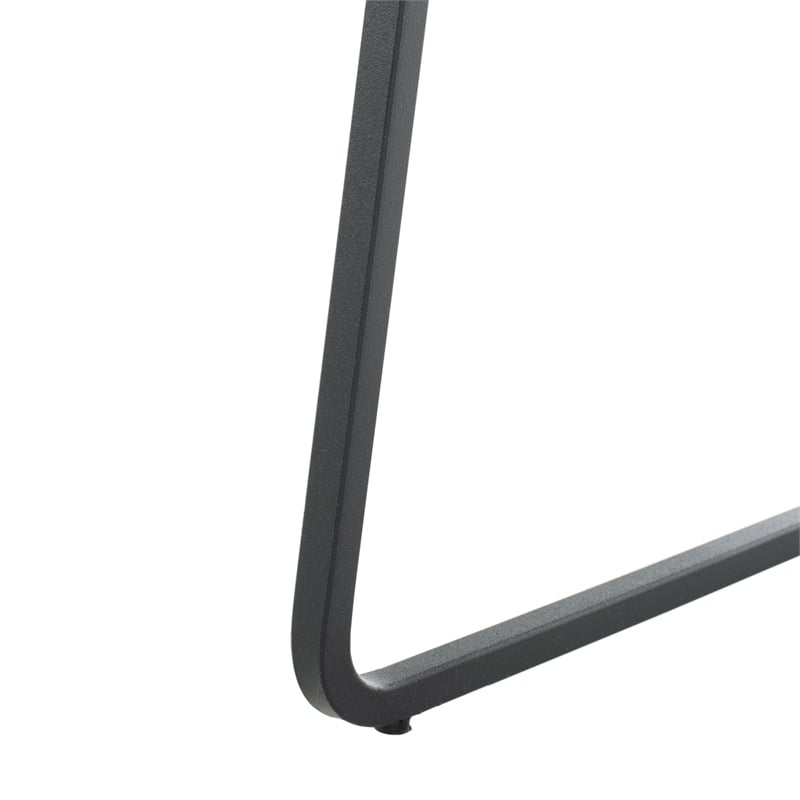 Safavieh Masami Wood and Metal Counter Stool in Gray / Black