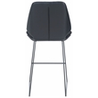 Safavieh Masami Wood and Metal Counter Stool in Black / Black
