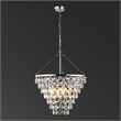 Safavieh Nydia Iron Teardrop Chandelier  in Nickel