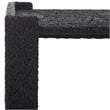 Safavieh Wynima Wood and Metal Sea Grass Accent Table in Black