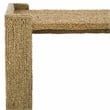 Safavieh Wynima Wood and Metal Sea Grass Accent Table in Natural