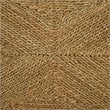 Safavieh Wynima Wood and Metal Sea Grass Accent Table in Natural