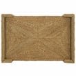 Safavieh Wynima Wood and Metal Sea Grass Accent Table in Natural