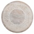 Safavieh Rehnuma Wood Carved Side Table in White