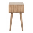 Safavieh Lyle Pine Wood One Drawer Side Table in Light Brown