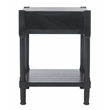 Safavieh Filbert Pine Wood Accent Table in Black