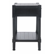 Safavieh Filbert Pine Wood Accent Table in Black