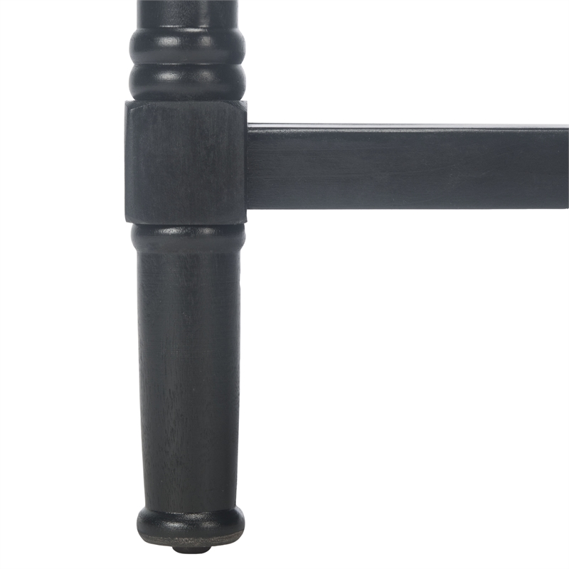 Safavieh Filbert Pine Wood Accent Table in Black