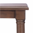Safavieh Cassie Pine Wood 3 Shelf Accent Table in Brown