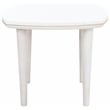 Safavieh Lara Marble and Wood Side Table in White