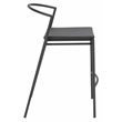 Safavieh Knightley Wood and Metal Counter Stool  in Black