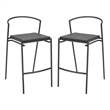 Safavieh Knightley Wood and Metal Counter Stool  in Black