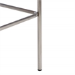 Safavieh Bahari Leather and Metal Woven Counter Stool  in Amber / Silver