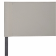 Safavieh Layne Iron and Leather Barstool in Light Gray /Black