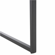 Safavieh Layne Iron and Leather Barstool in Light Gray /Black
