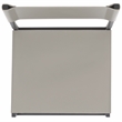 Safavieh Layne Iron and Leather Barstool in Light Gray /Black