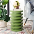 Safavieh Kaysar Wood Accent Table in Green