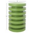 Safavieh Kaysar Wood Accent Table in Green