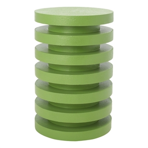 Safavieh Kaysar Wood Accent Table in Green