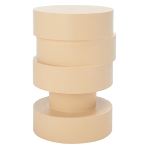 Safavieh Tyce Wood Accent Table in Cream