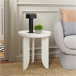 Safavieh Malyn Wood Accent Table in Ivory