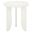 Safavieh Malyn Wood Accent Table in Ivory