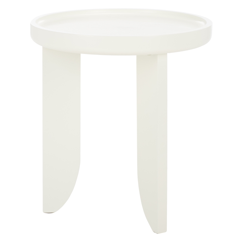 Safavieh Malyn Wood Accent Table in Ivory