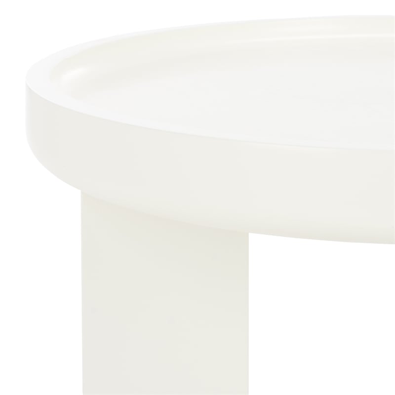 Safavieh Malyn Wood Accent Table in Ivory