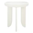 Safavieh Malyn Wood Accent Table in Ivory