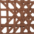 Safavieh Munro Leather and Wood Woven Accent Chair in Natural /Light Brown