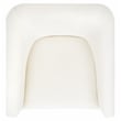 Safavieh Birdie Wood and Metal Accent Chair in Cream