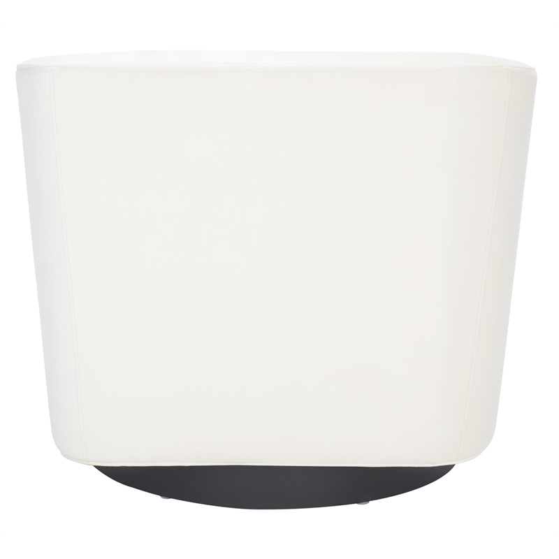 Safavieh Birdie Wood and Metal Accent Chair in Cream