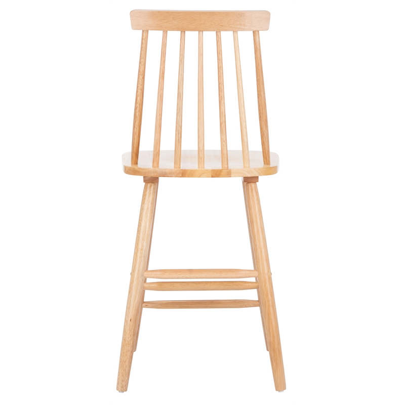 Safavieh Beaufort Wood Counter Stool in Natural