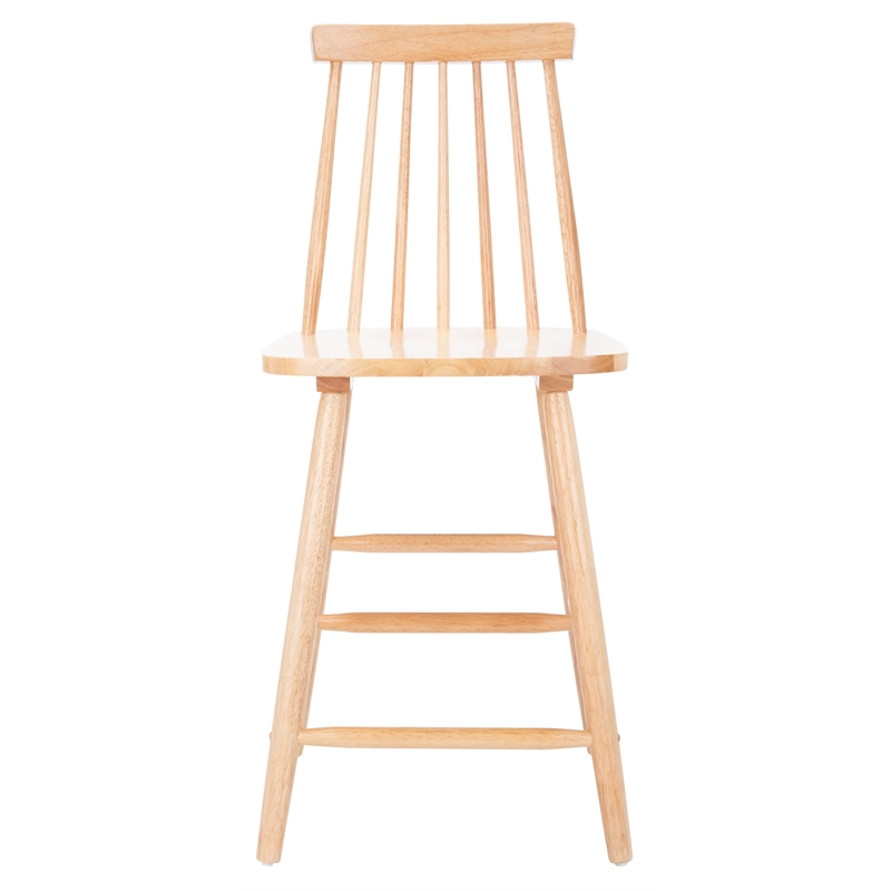 Safavieh Beaufort Wood Counter Stool in Natural
