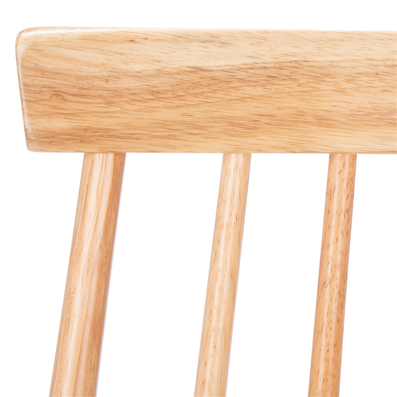 Safavieh Beaufort Wood Counter Stool in Natural