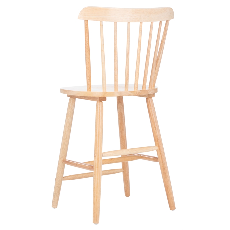 Safavieh Galena Wood Counter Stool in Natural