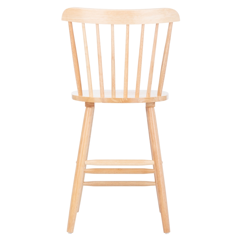Safavieh Galena Wood Counter Stool in Natural