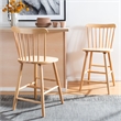 Safavieh Galena Wood Counter Stool in Natural