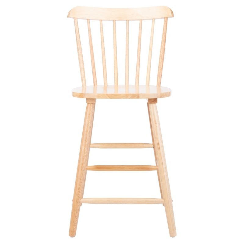 Safavieh Galena Wood Counter Stool in Natural