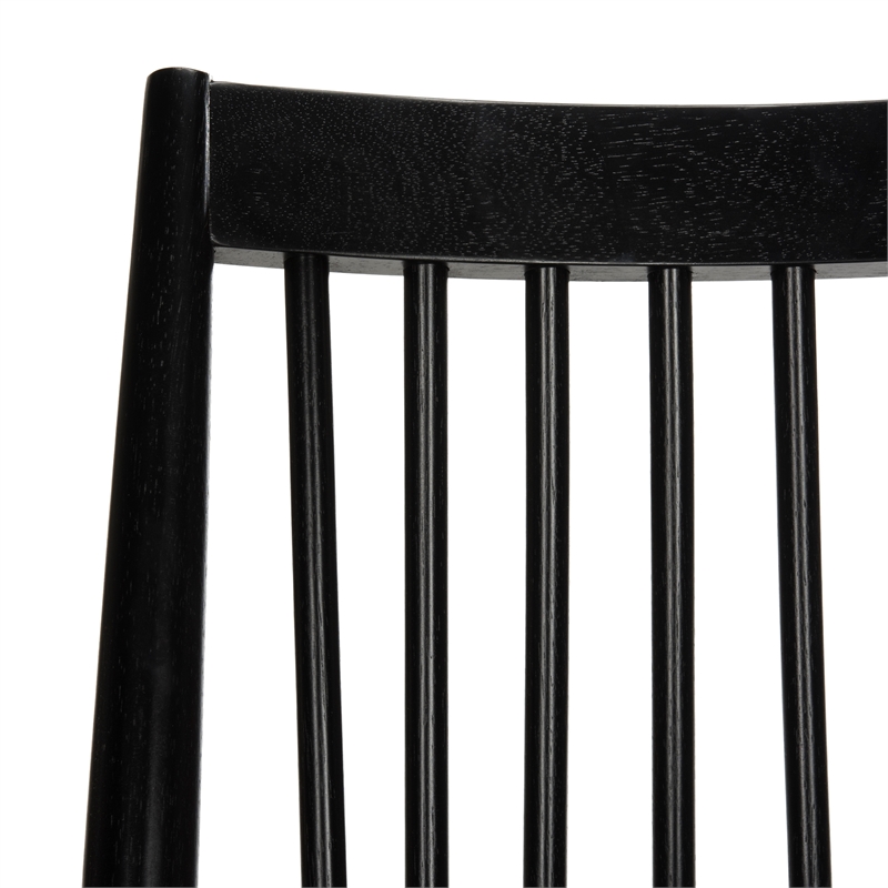Safavieh Wren Wood Dining Chair in Black