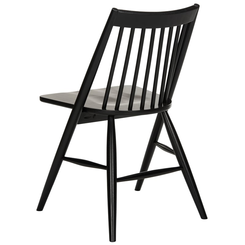 Safavieh Wren Wood Dining Chair in Black