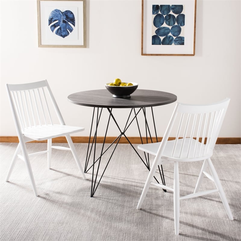 Safavieh Wren Wood Dining Chair in White