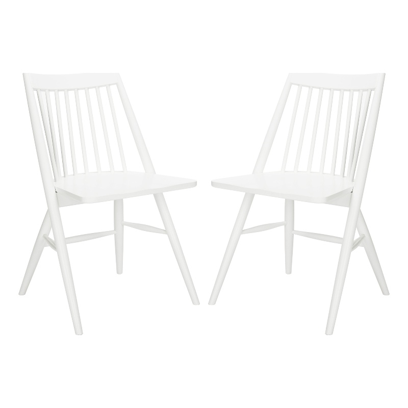 Safavieh Wren Wood Dining Chair in White
