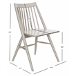 Safavieh Wren Wood Dining Chair in Gray