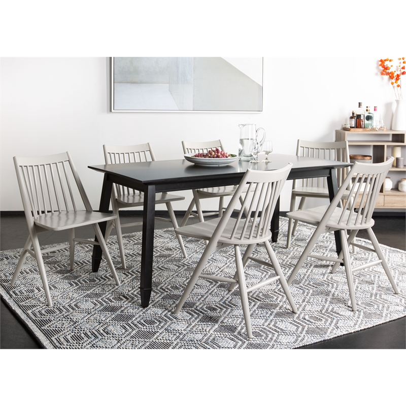 Safavieh Wren Wood Dining Chair in Gray