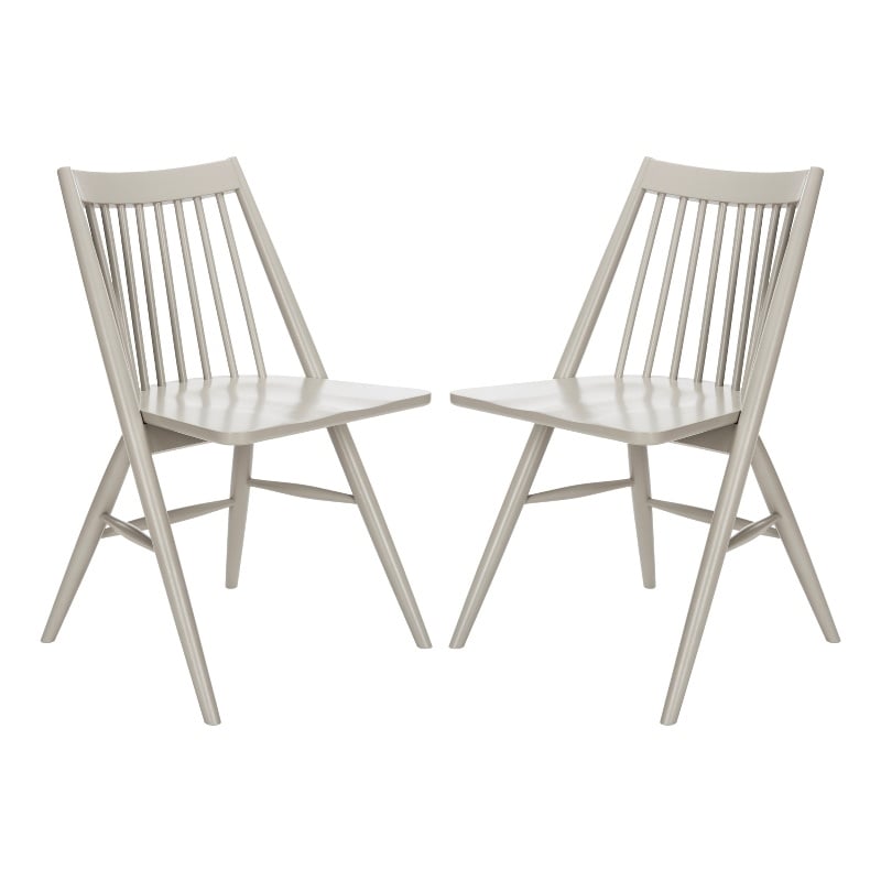 Safavieh Wren Wood Dining Chair in Gray
