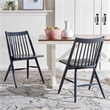 Safavieh Wren Wood Dining Chair in Dark Gray