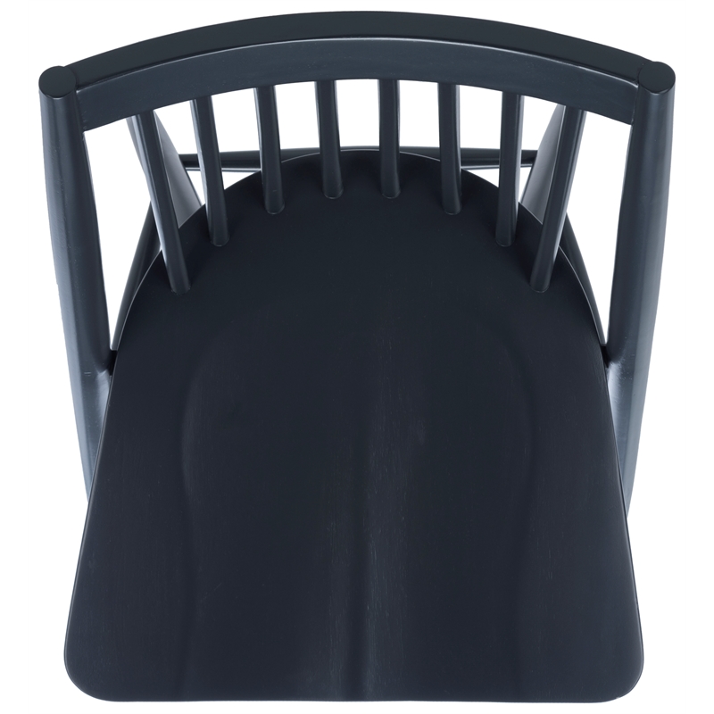 Safavieh Wren Wood Dining Chair in Dark Gray